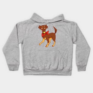 Bongo the dog Kids Hoodie